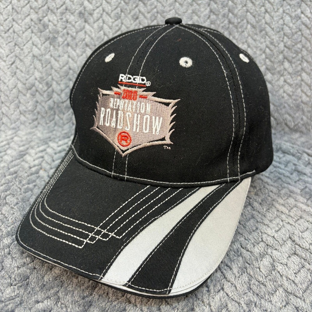 RIDGID 2008 Reputation Roadshow Hat Cap America Black Adjustable Tool Promo